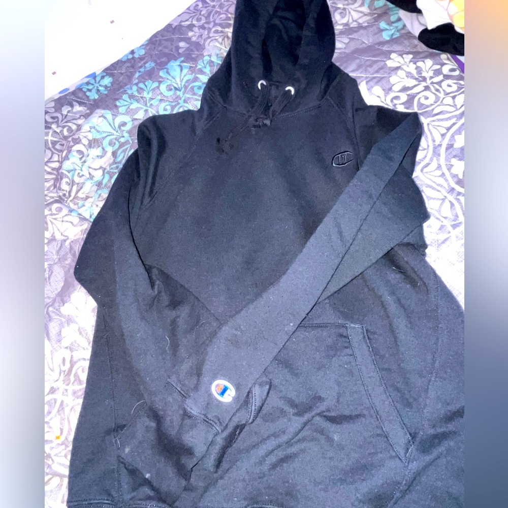 NWOT Champion Black Jogging Hoodie
